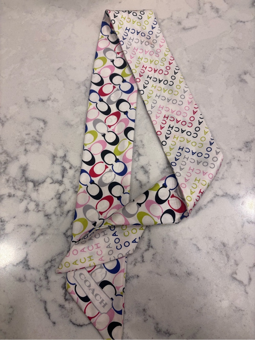 Coach silk Scarf